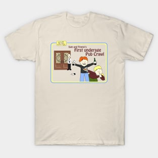 Learning with Sam and Timmy - Pub Crawl T-Shirt